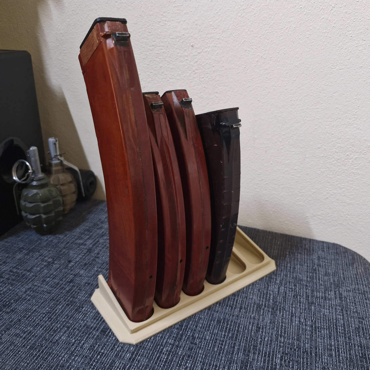 AK Mag Holder with Bakelite magazines