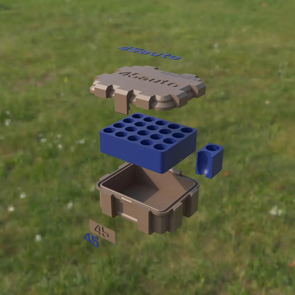 The Box - Exploded view showing all components