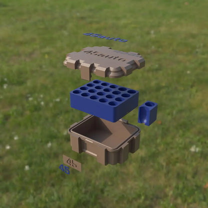The Box - Exploded view showing all components